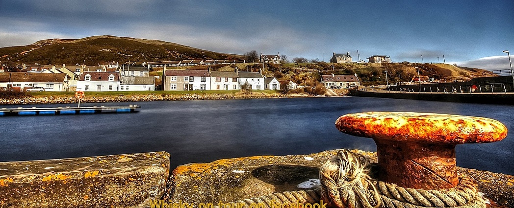 Helmsdale harbour on the North 500 route