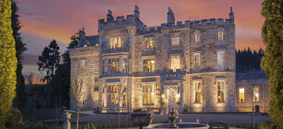 Crossbasket Castle one of the luxury castles mcleanscotland use