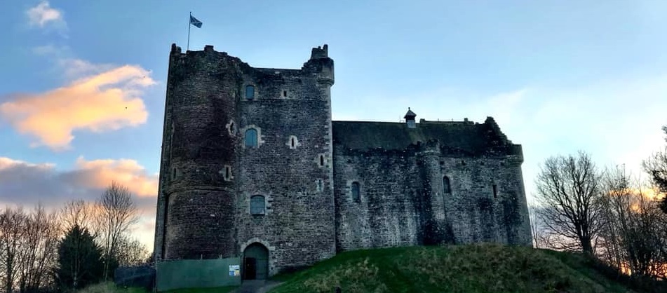 Doune castle Scotland features in Outlander tv series