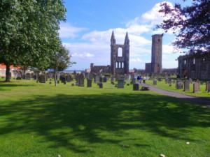 St Andrews in Scotland a superb ruined cathedral in Fife