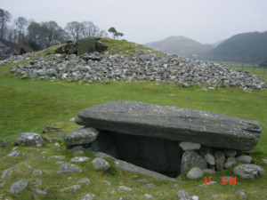 Ancient graves at Kilmartin Glen, on the west of Scotland