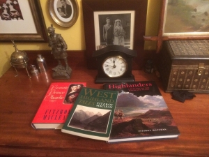 some of Paul's collection of Fitzroy maclean books