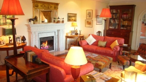 the lounge at Melfort House